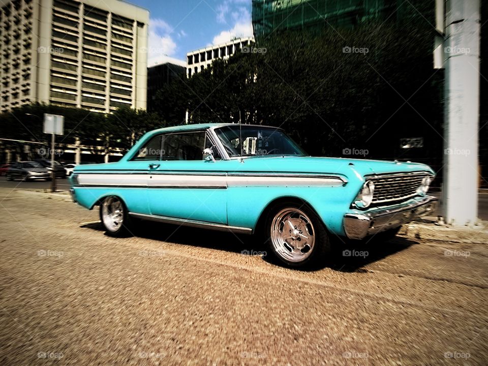 1964 Dodge Falcon baby blue