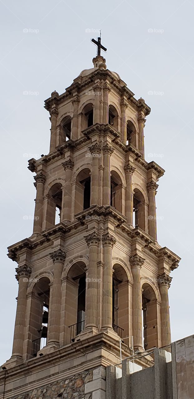 spire, tower, church, mission, relic, architecture, mexico, bell tower