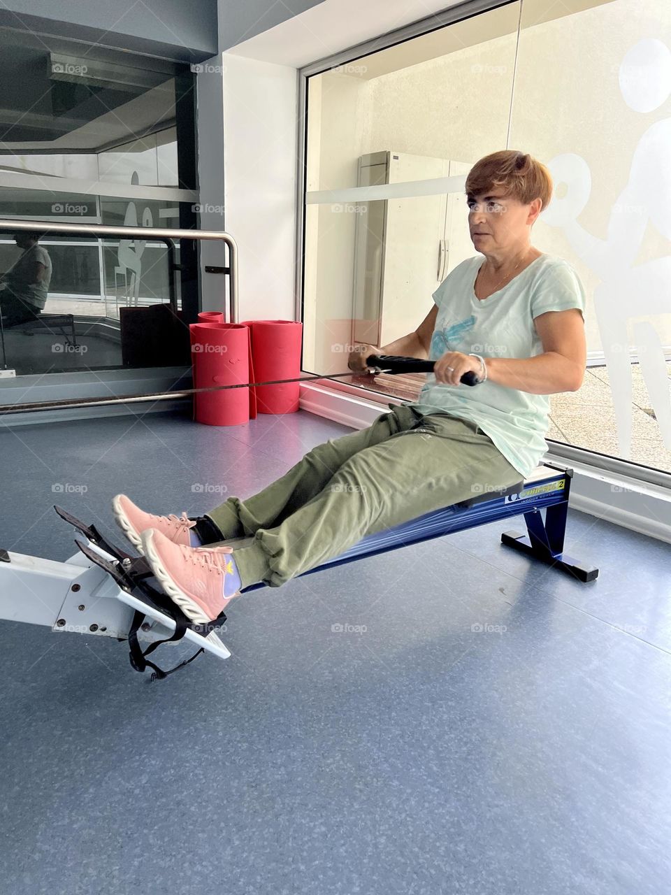 rowing machine exercise