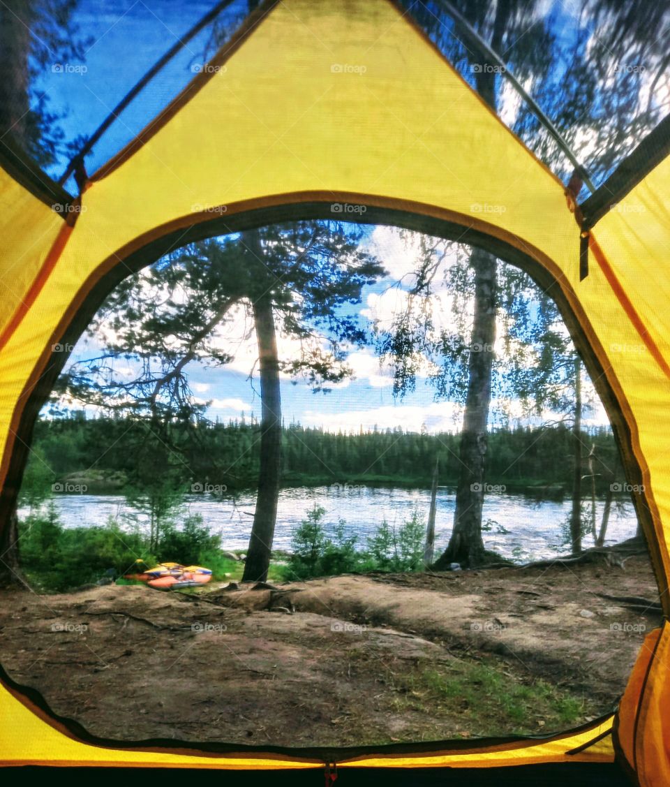 Evening by the lake