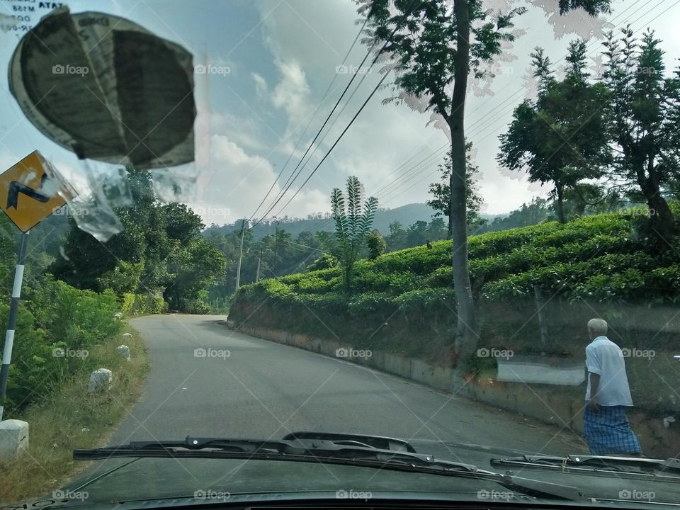 windscreen captured