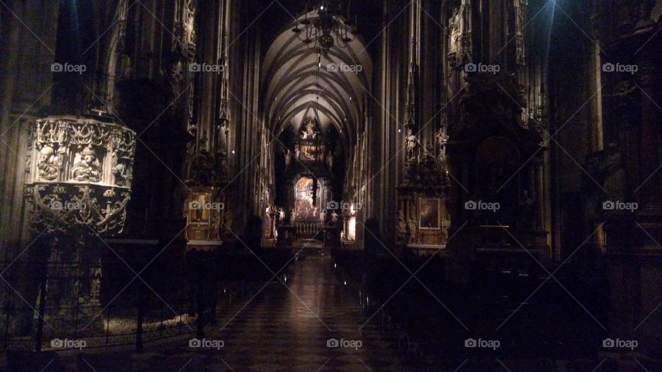 Cathedral on Stefan's land in Vienna