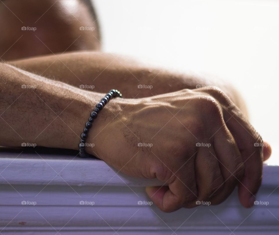 Photo of my black onyx bracelet