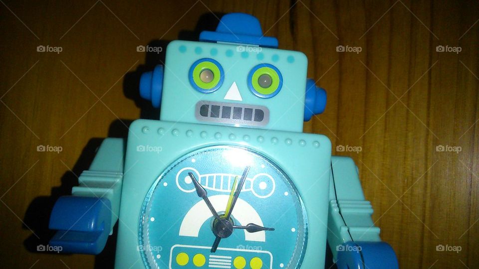 Blue robot