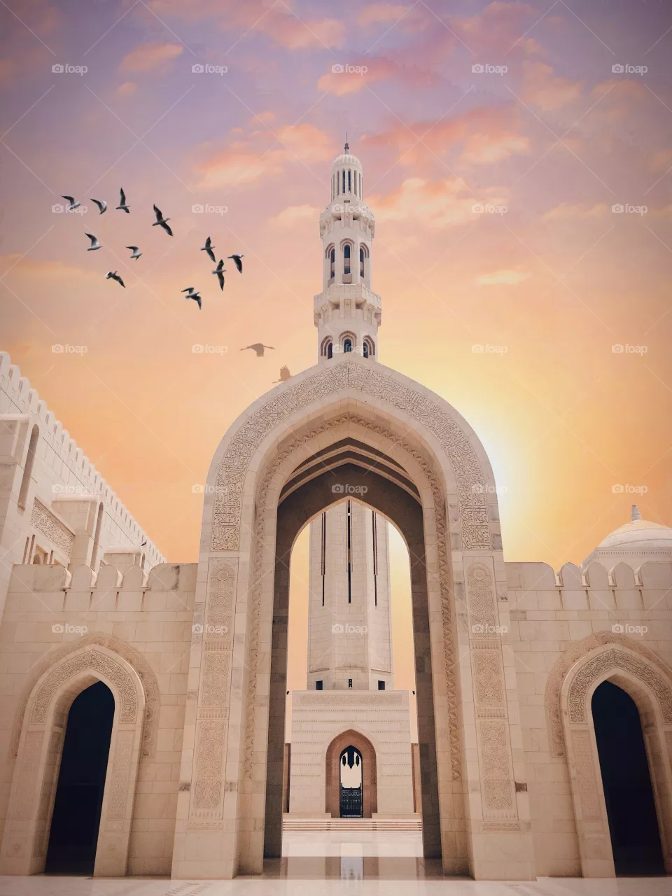 landmark in sunny light picture