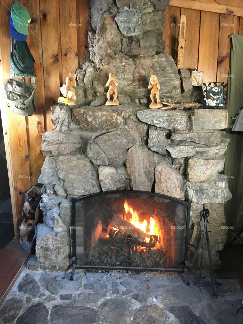 fire wood gives you heat to keep you warm an when is we just want to stay close to the fire