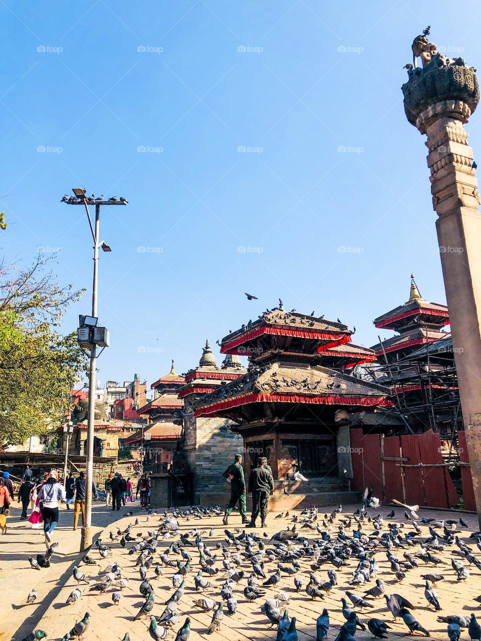 Hindu temple in Nepal