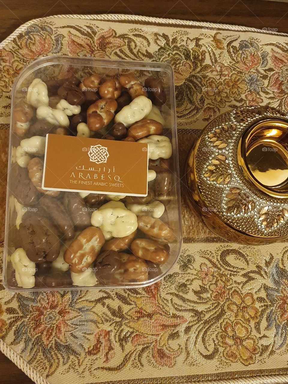 Chocolate and caramel covered walnuts 😋😋😋😋