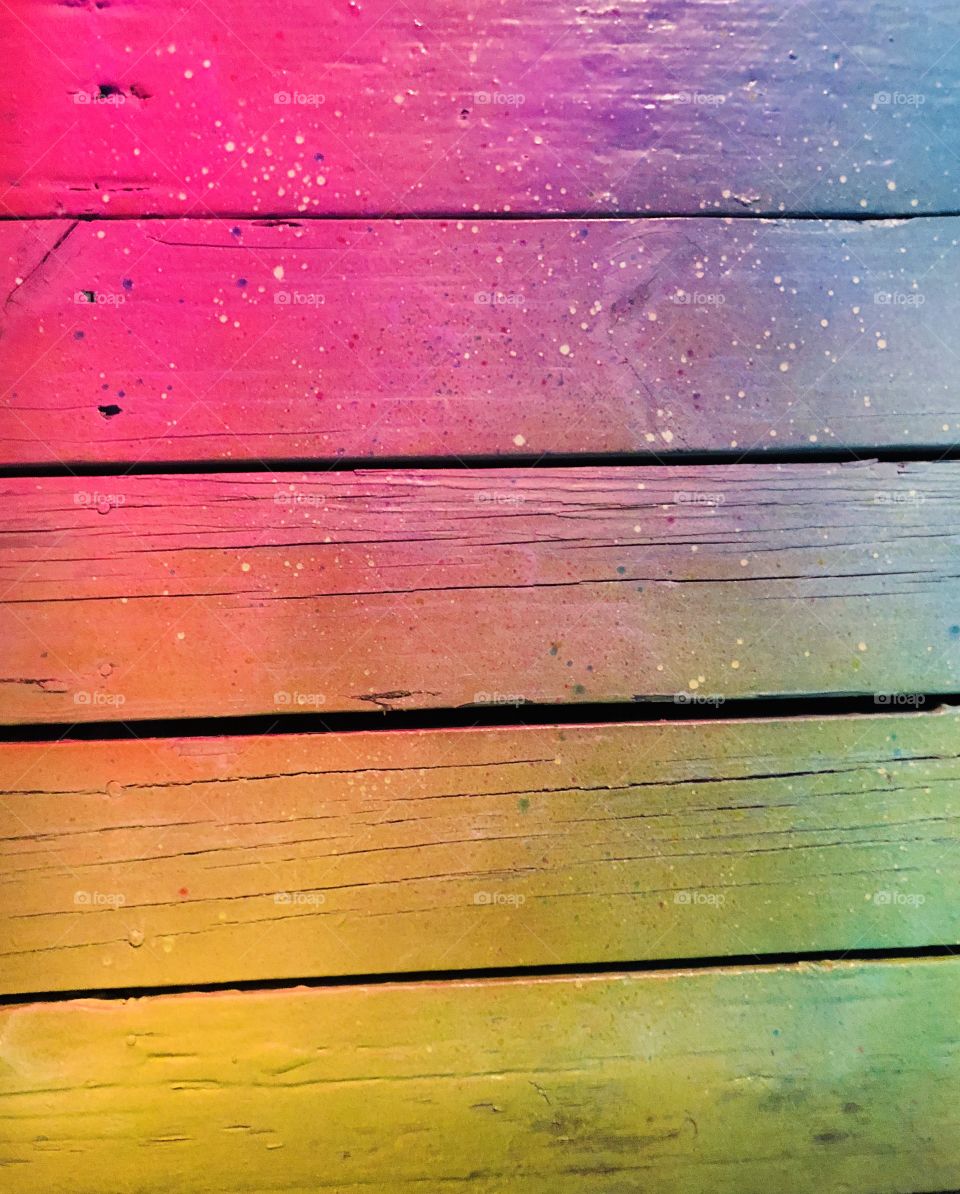 Multi colored wood textured and sparkling 