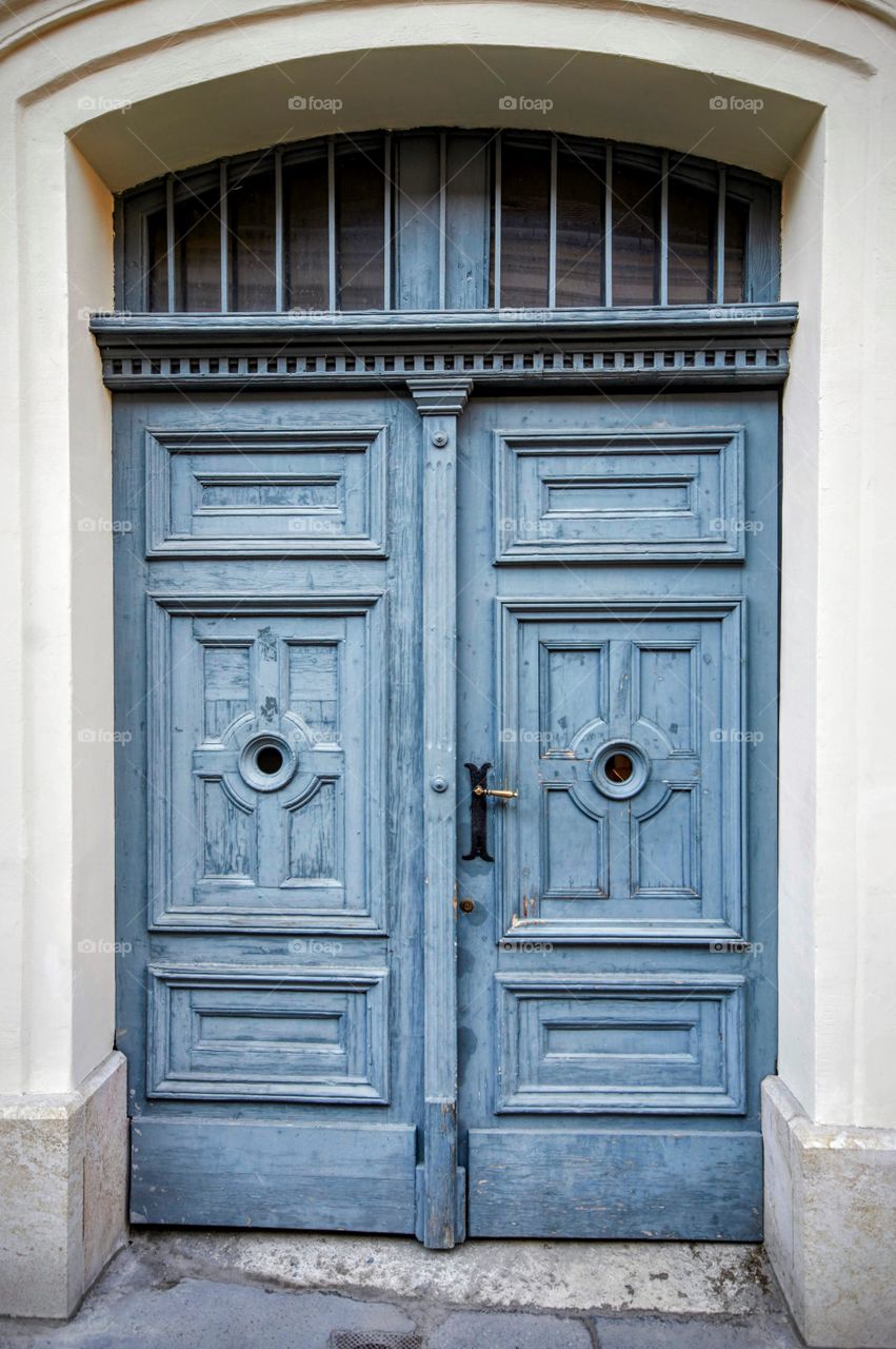 Blue door