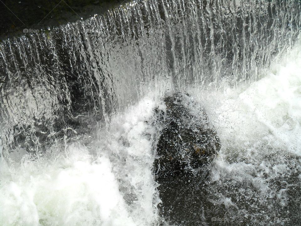 Water, Waterfall, No Person, Nature, Splash