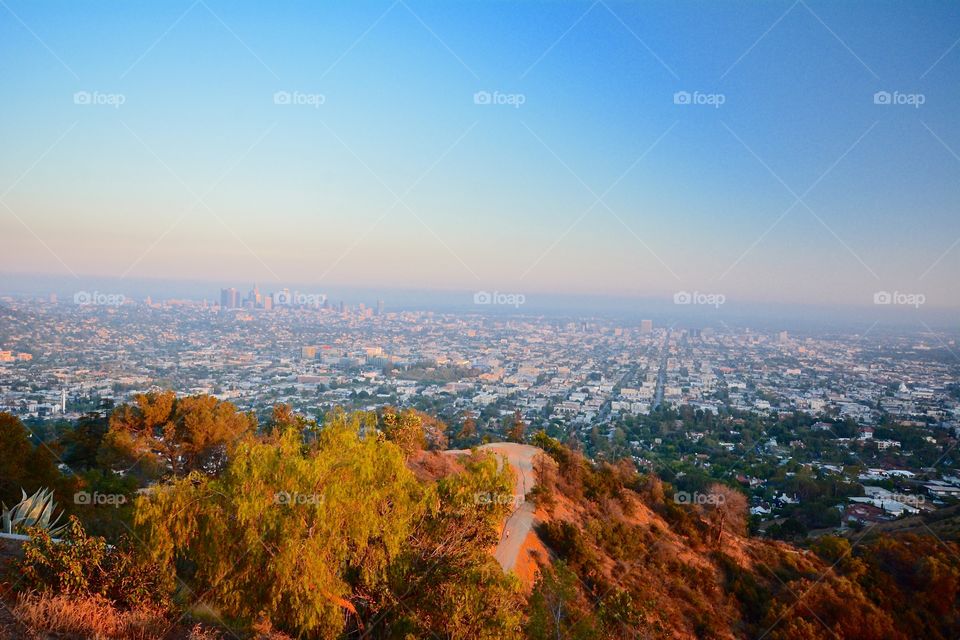 The spectacular view of LA from Griffith Observatory 