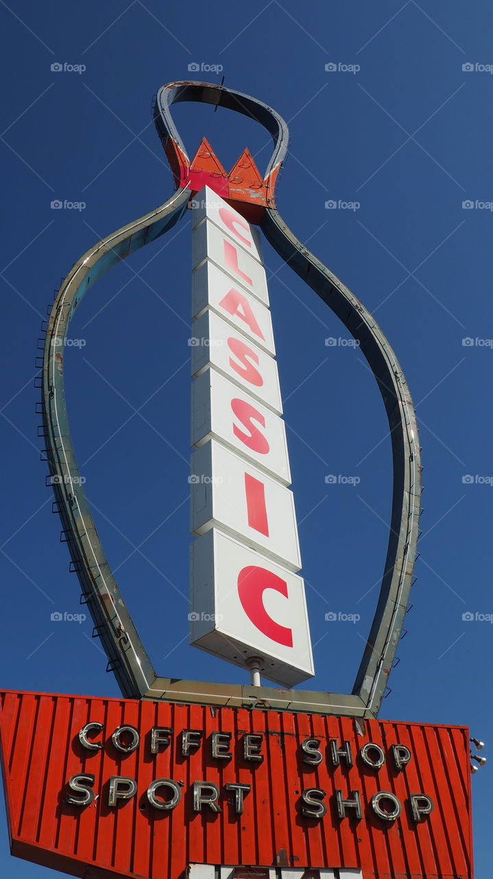 Bowling Alley cintage neon sign. Street urband old bowling neon sign