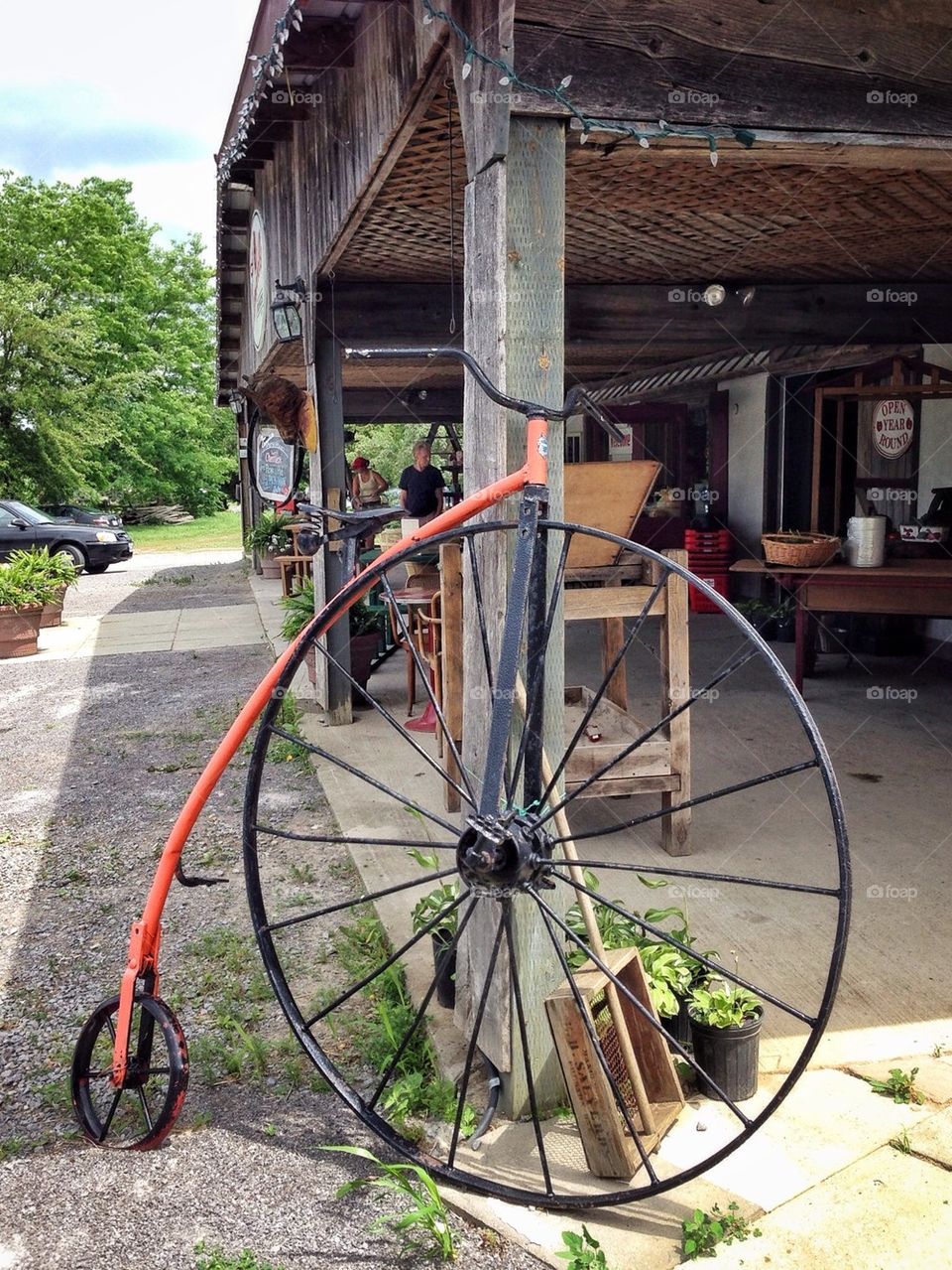 A bygone era bicycle