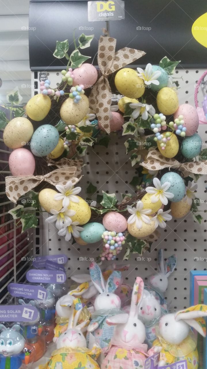 egg wreath