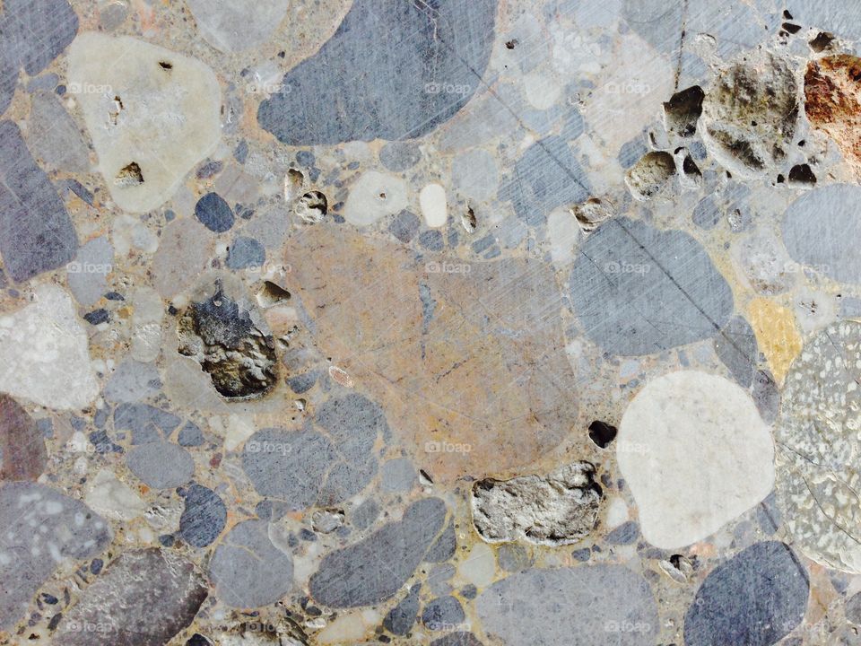 Close-up of stonewall