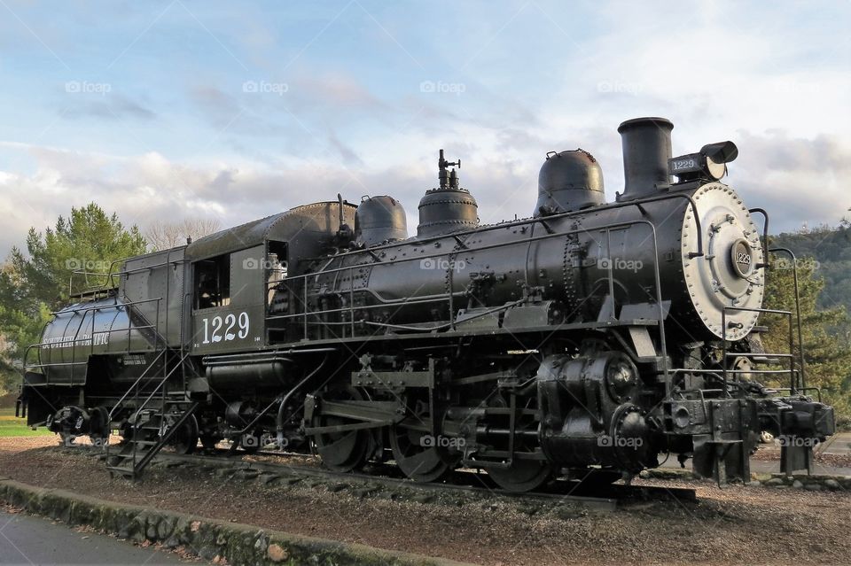 Old Southern Pacific Steam Engine 1