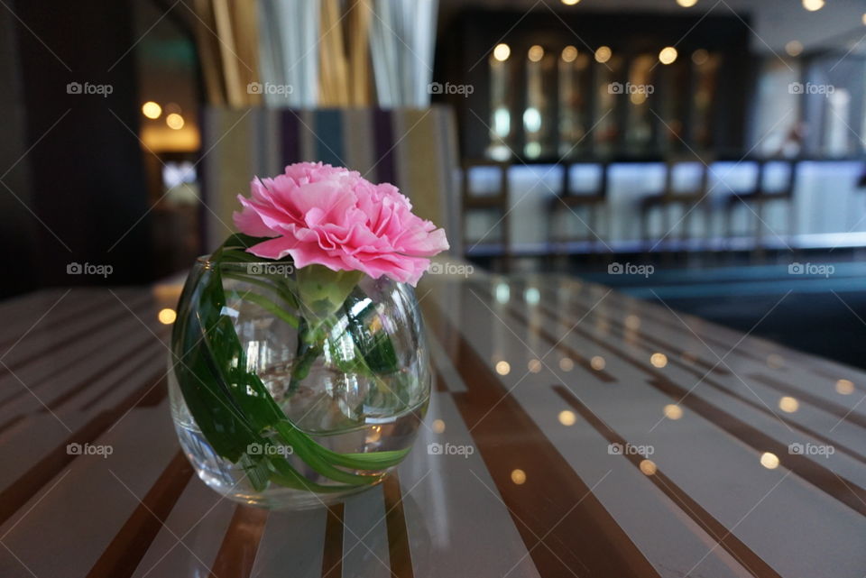 Small vase with flower