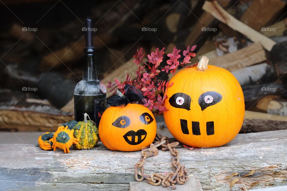 Halloween pumpkin decoration