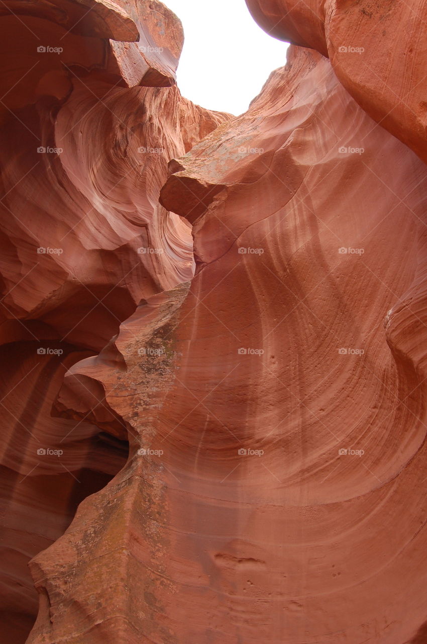 Overhead Lighting In Antelope Canyon 