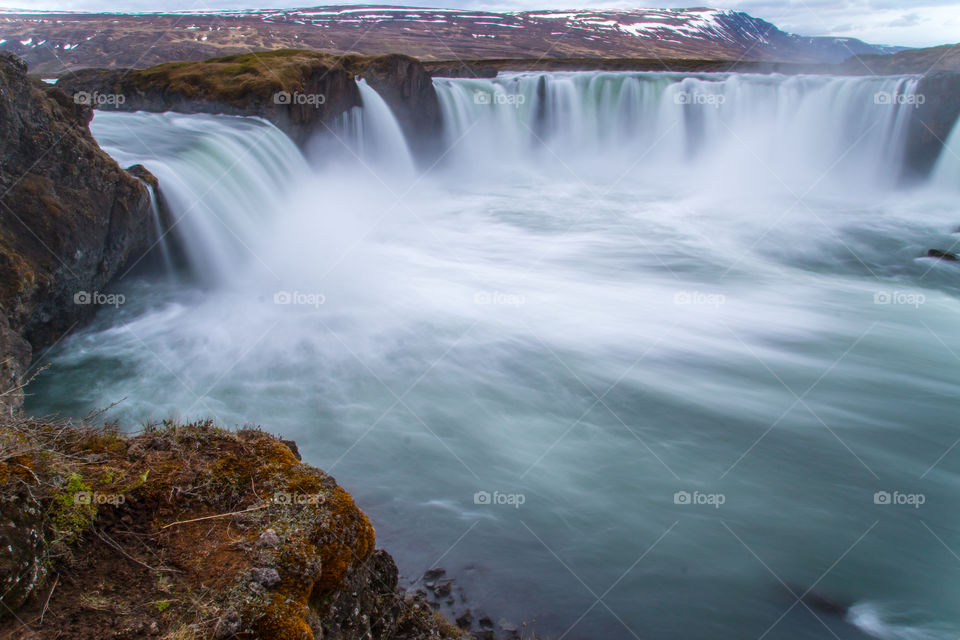 Godafoss waterfall in Iceland 