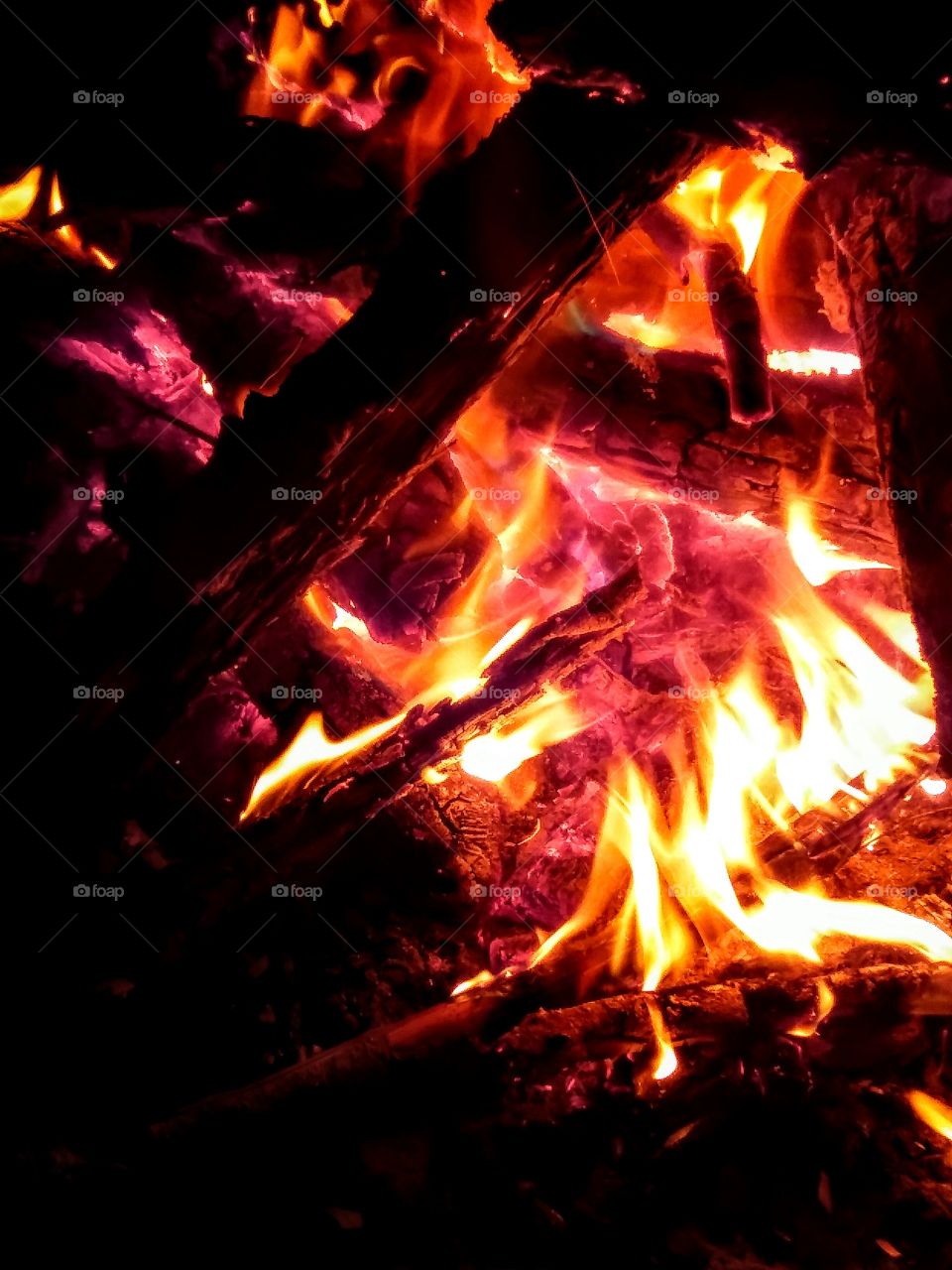 Campfire Close up