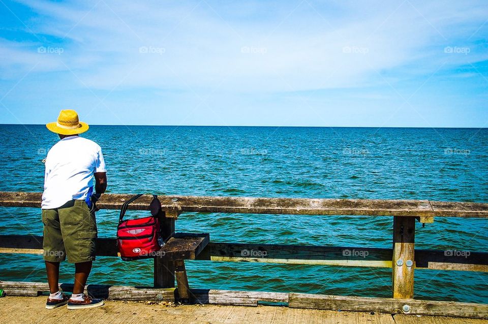 Fishing off the Pier