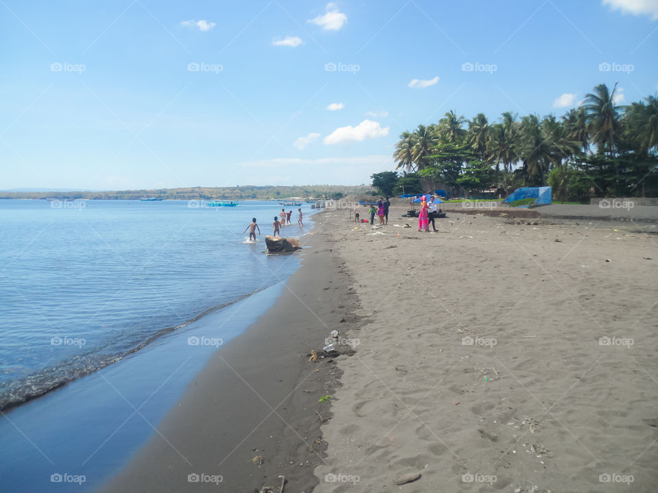 summer in the beach