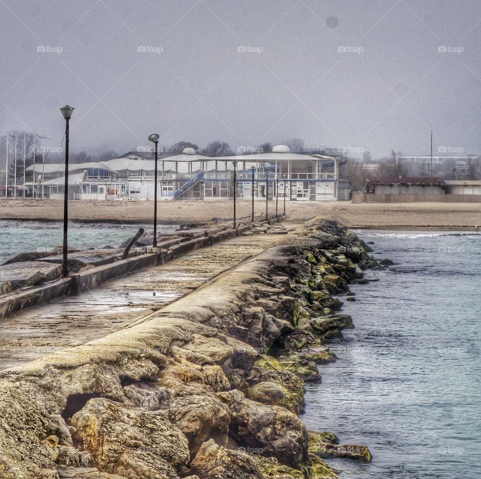 Sea boardwalk