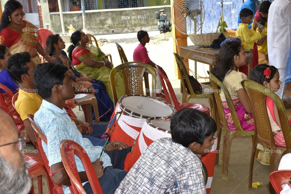 Durga puja dram (dhak)