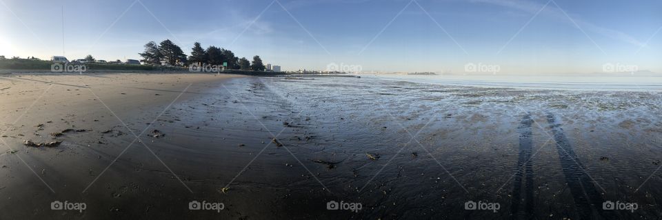 The beach off the frontage road in Berkeley California during the Coronavirus pandemic.