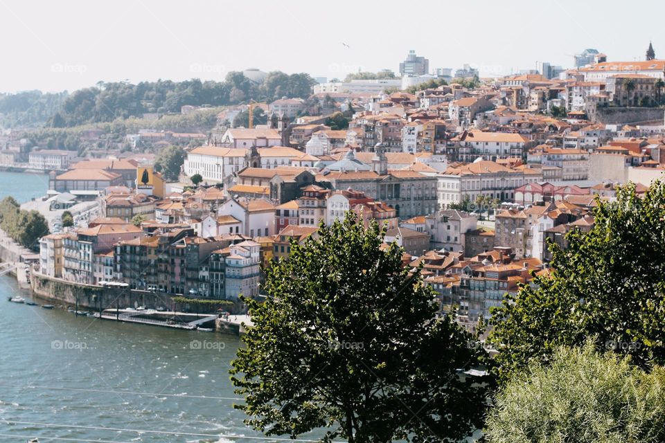 Beautiful view of city, Porto, Portugal 