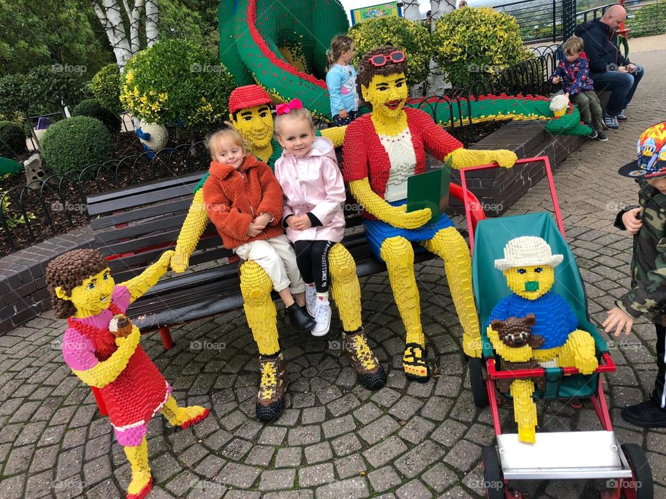 Beautiful LEGO family at Lego Land England 🏴󠁧󠁢󠁥󠁮󠁧󠁿
