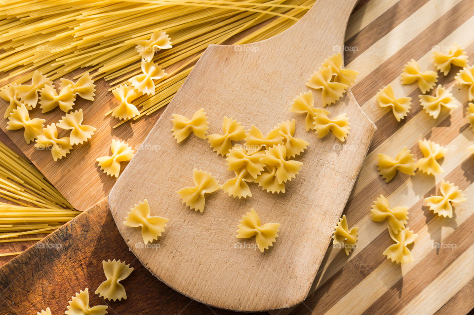 Different types of pasta