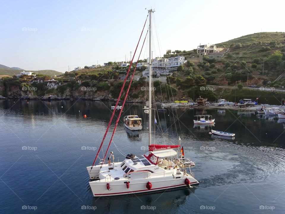 Greece Skyros port. Greece Skyros port