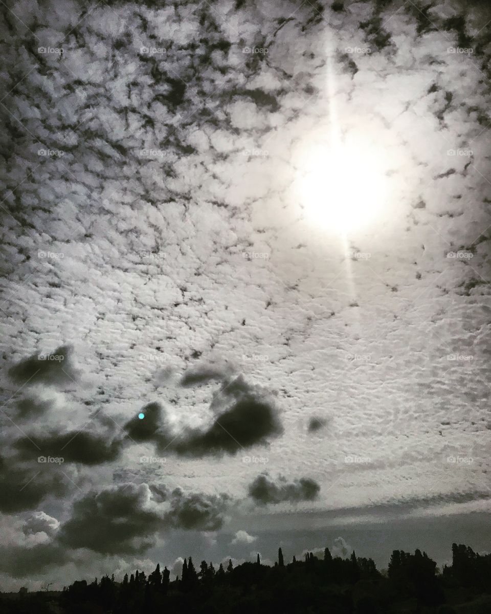 Beautiful sky in a happy day at my work.