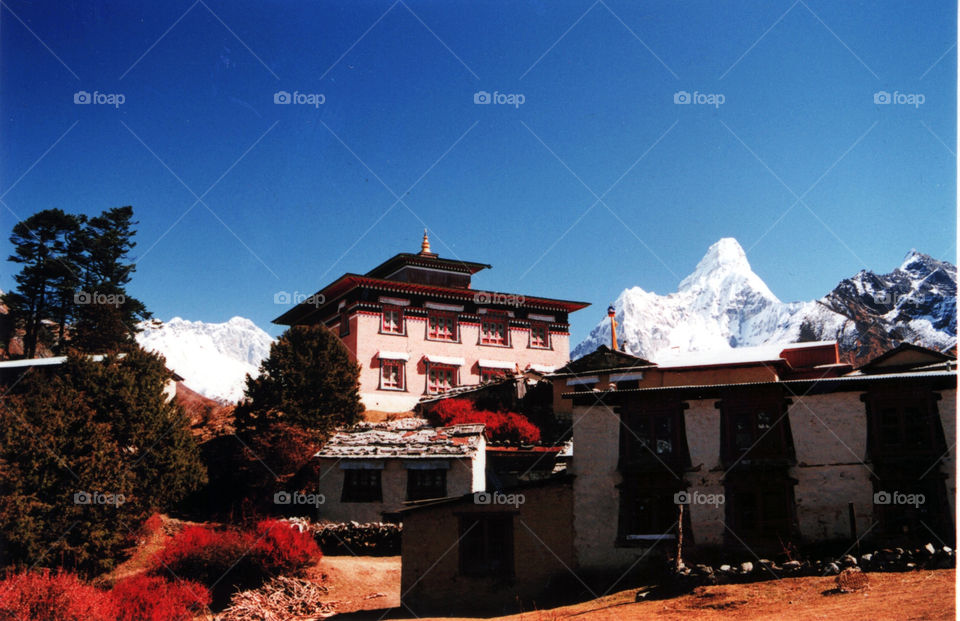 tengboche nepal nepal monastery himalaya by majo