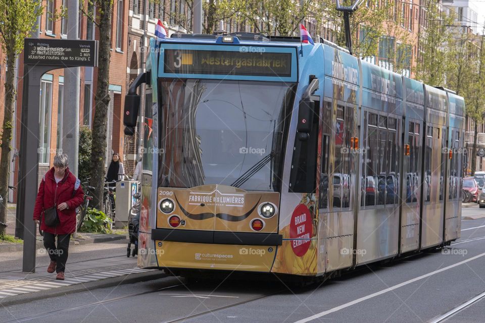 Theme Tram 3 At Amsterdam The Netherlands 27-4-2023