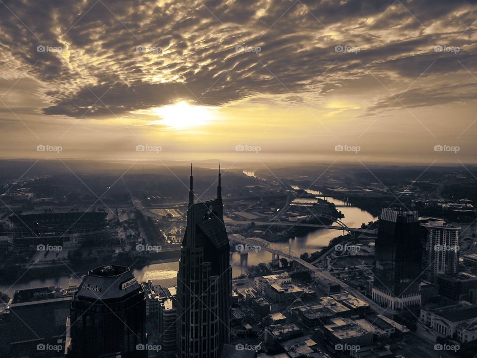 Nashville TN at sunrise