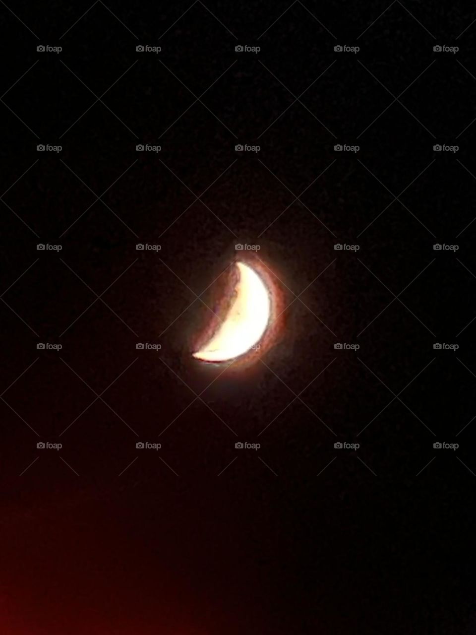 Waxing crescent moon