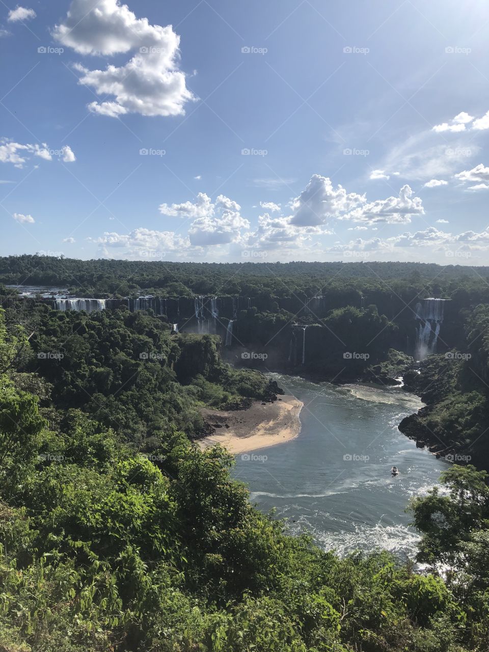 Iguazu Falls- Natural Wonder Brazil. 