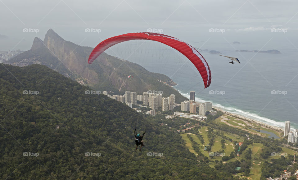 Paragliding in Rio de Janeiro 