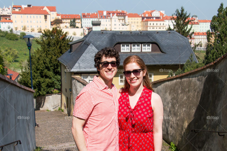 Couple at Prague