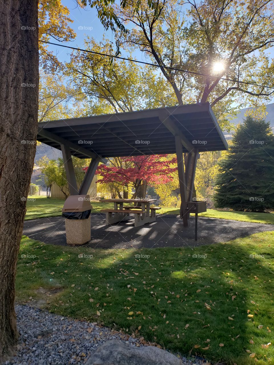 beautiful picnic area