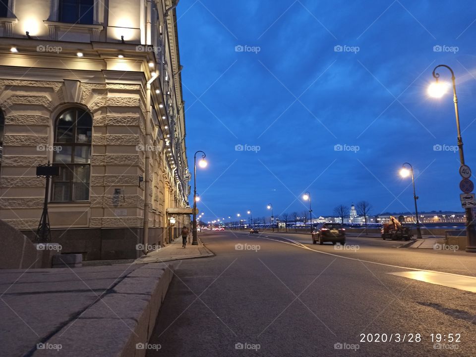 evening in St. Petersburg