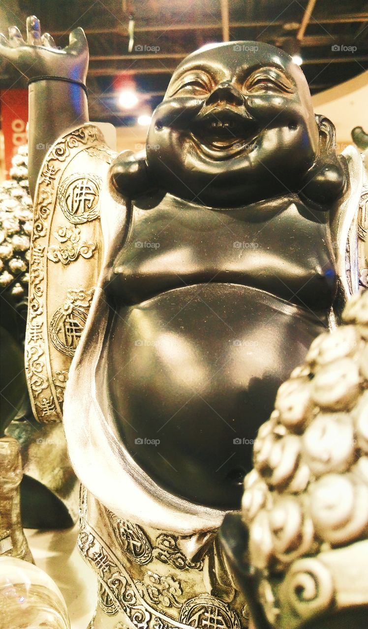 Happy Buddha statue