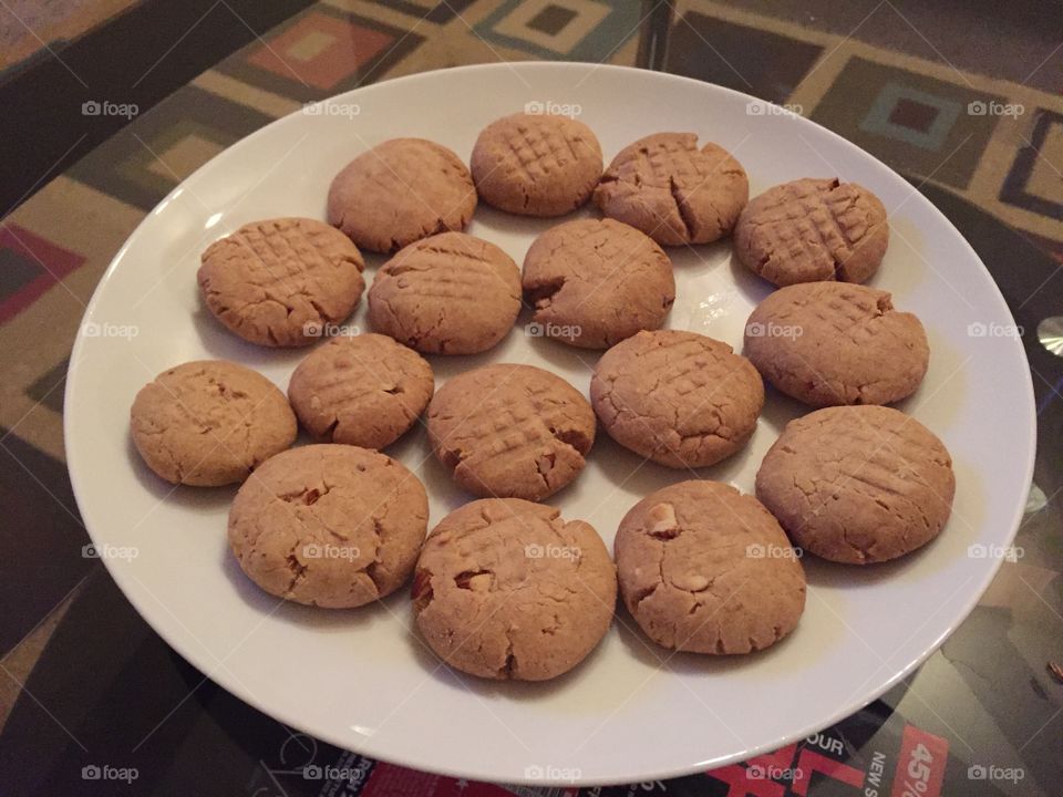Homemade cookies, whole wheat, healthy 