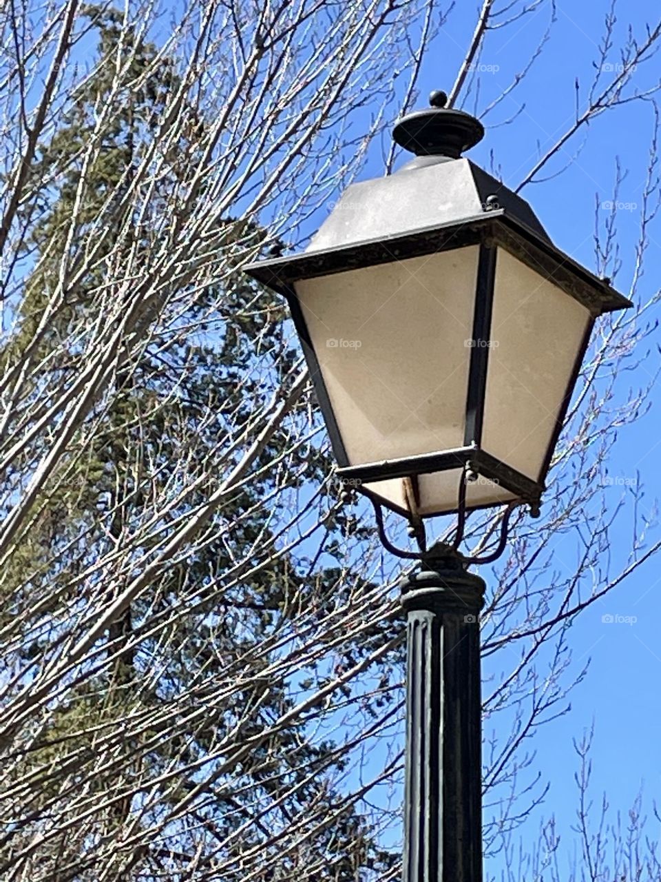 Street lamp, Candeeiro de rua antigo, Portugal 