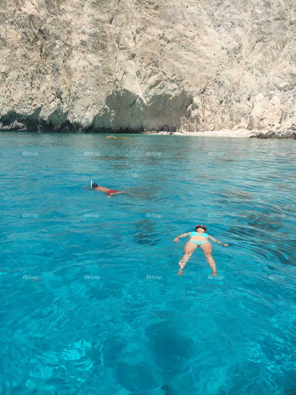 Snorkelling in Turquoise waters of Zakynthos 