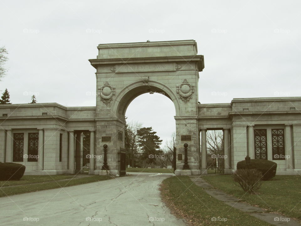 Forest Lawn cemetary Entrance